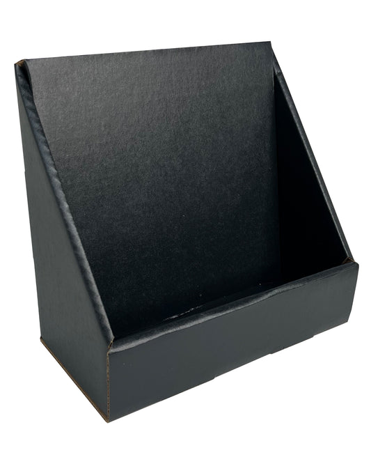 1-Pocket Black Counter Display - 10 Inches long