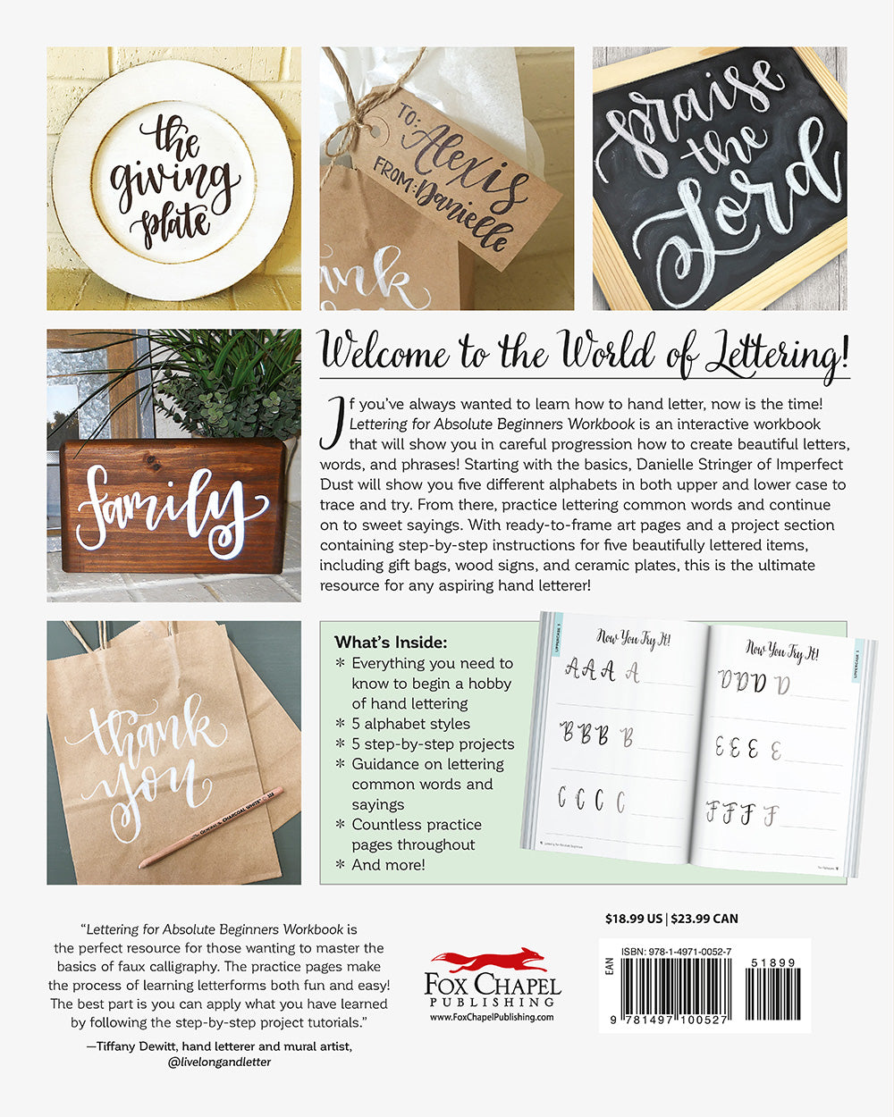 Lettering for Absolute Beginners Workbook