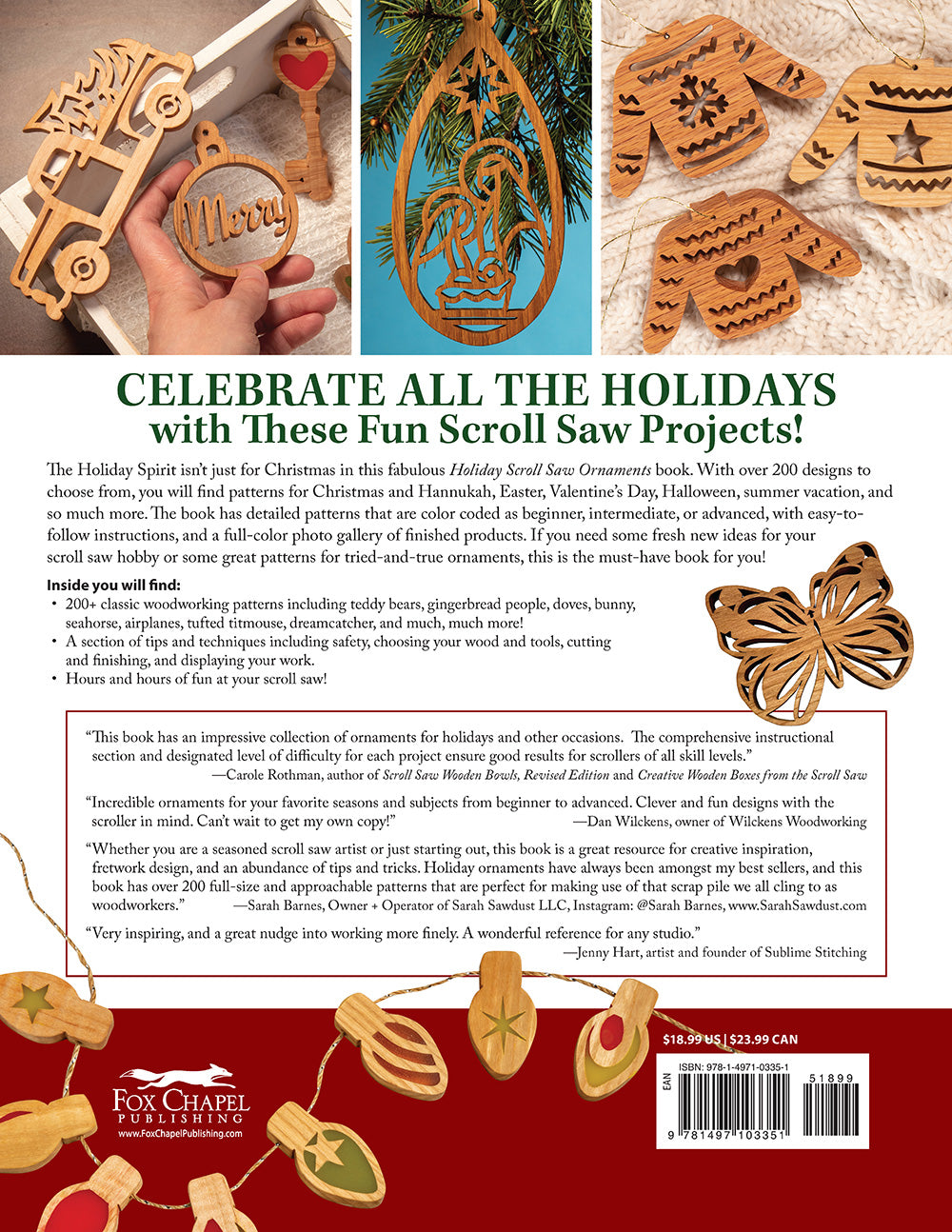 Holiday Scroll Saw Ornaments