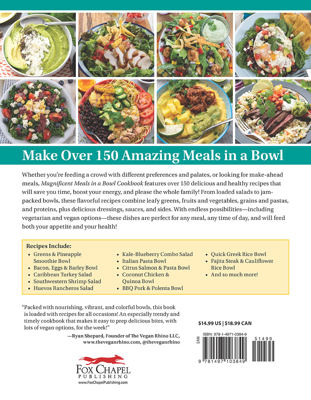 Magnificent Meals in a Bowl Cookbook