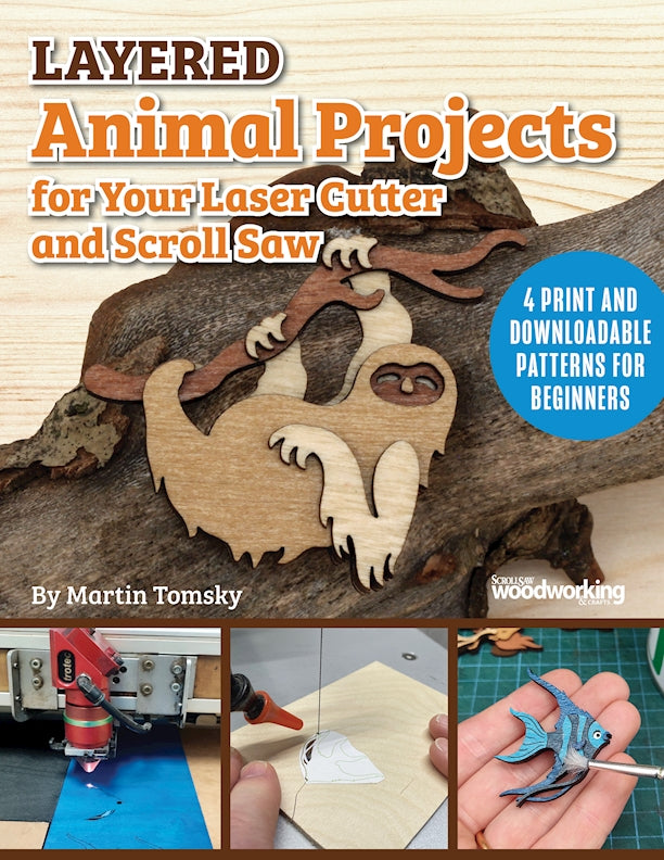 Layered Animal Projects for Your Laser Cutter and Scroll Saw