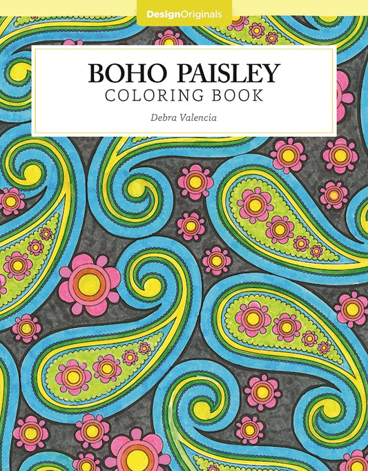 Boho Paisley Coloring Book