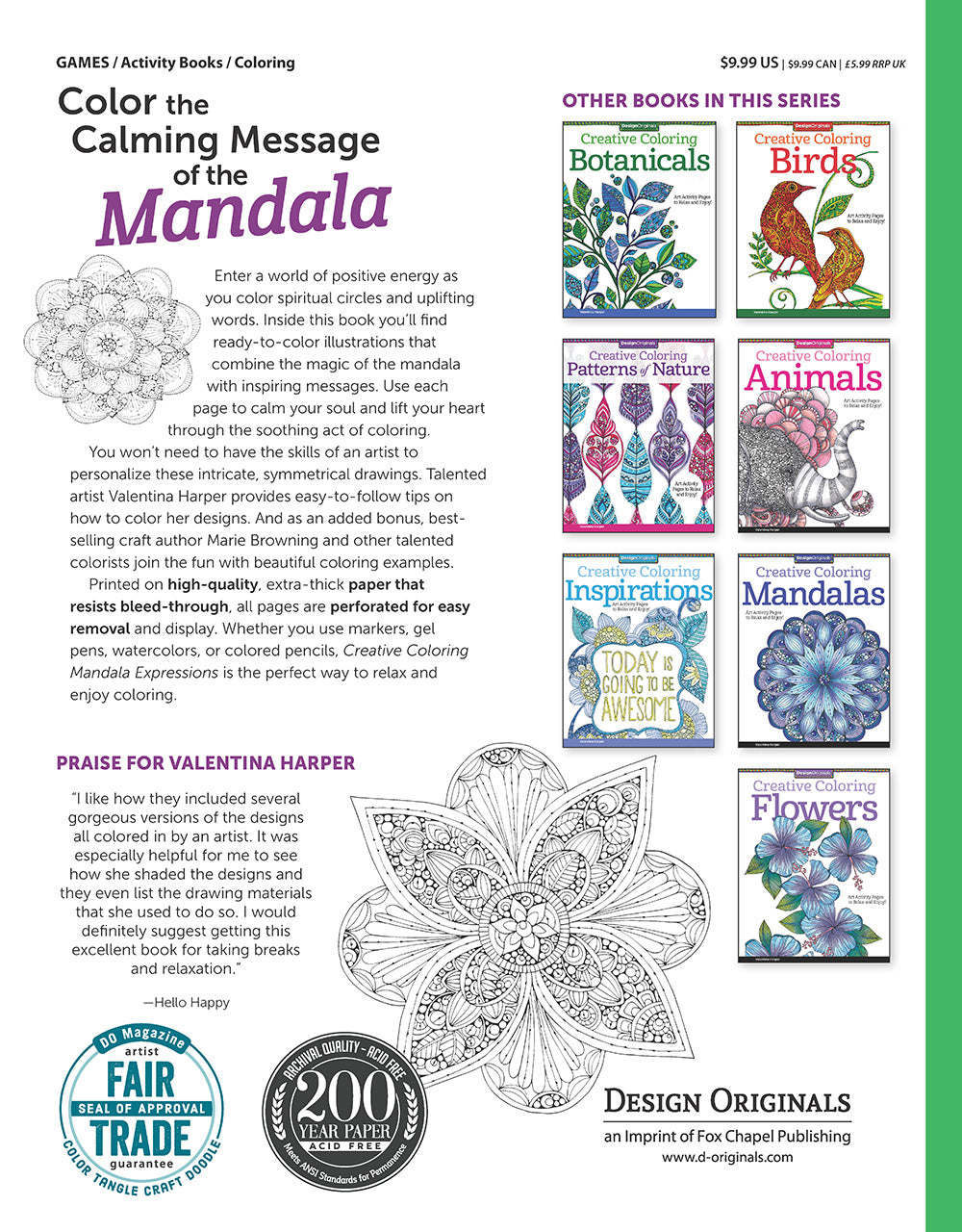 Creative Coloring Mandala Expressions