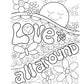 Color Love Coloring Book