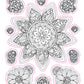 Color Your Own Stickers Mandalas