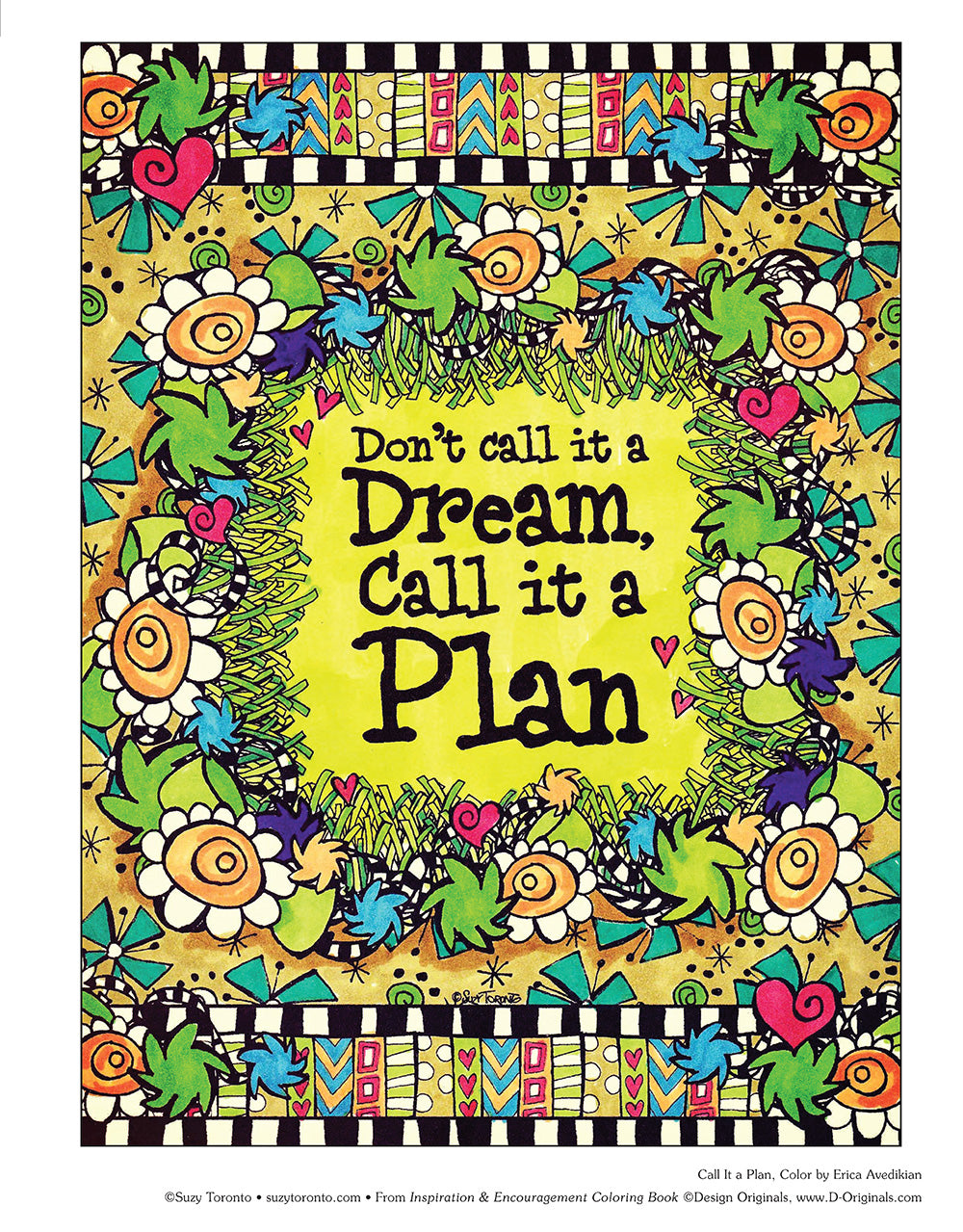 Inspiration & Encouragement Coloring Book