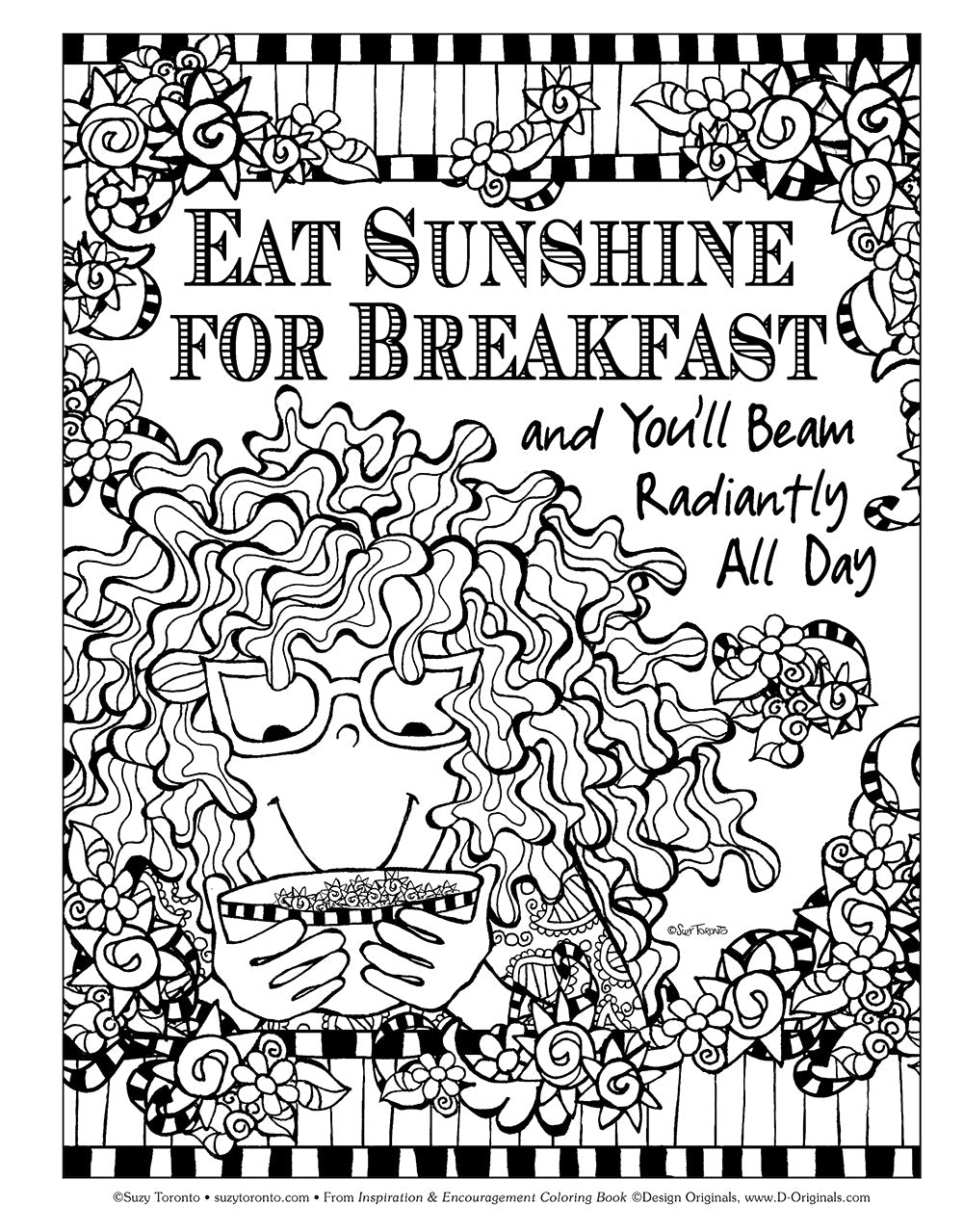 Inspiration & Encouragement Coloring Book