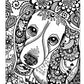 Lovable Dogs Coloring Book