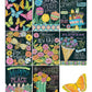 Chalk-Style Garden Coloring Book