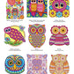 Groovy Owls Coloring Book