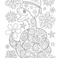 Hippie Animals Coloring Book