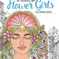 KC Doodle Art Flower Girls Coloring Book