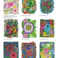 KC Doodle Art Beautiful Blooms Coloring Book