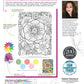 KC Doodle Art Beautiful Blooms Coloring Book