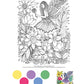 KC Doodle Art Fairies Coloring Book