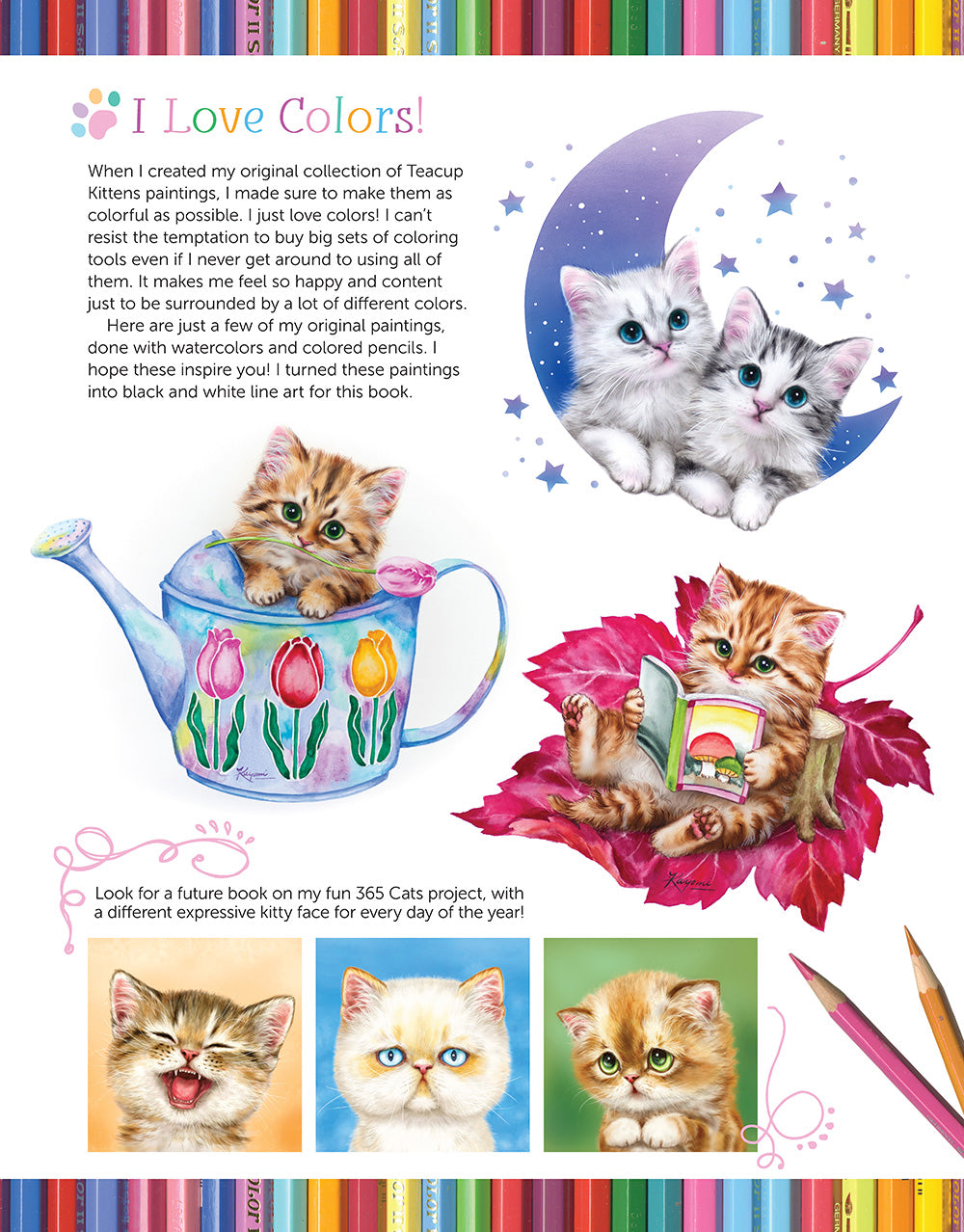 Teacup Kittens Coloring Book