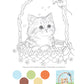 Teacup Kittens Coloring Book