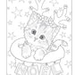 Santa's Furry Helpers Coloring Book