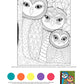 Hello Angel Owls Wild & Whimsical Coloring Collection