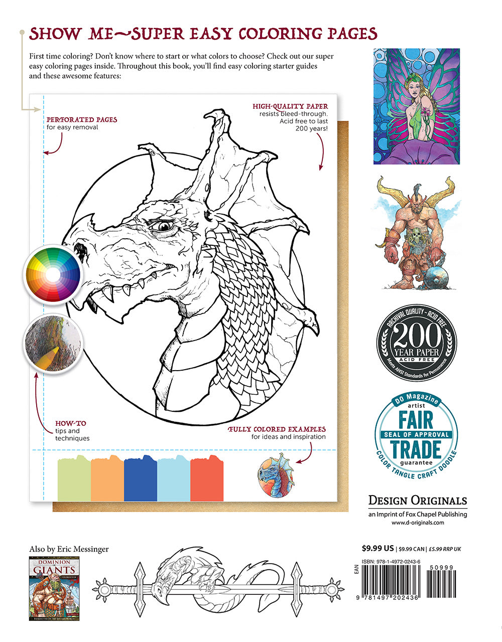 Fantasy Adventure Coloring Book