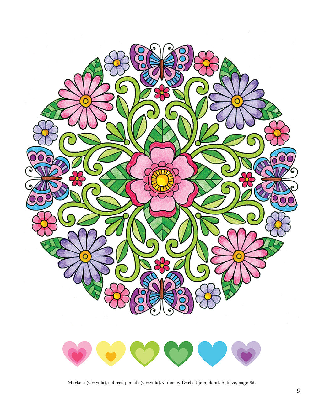 Colorful Creations Butterfly Mandalas