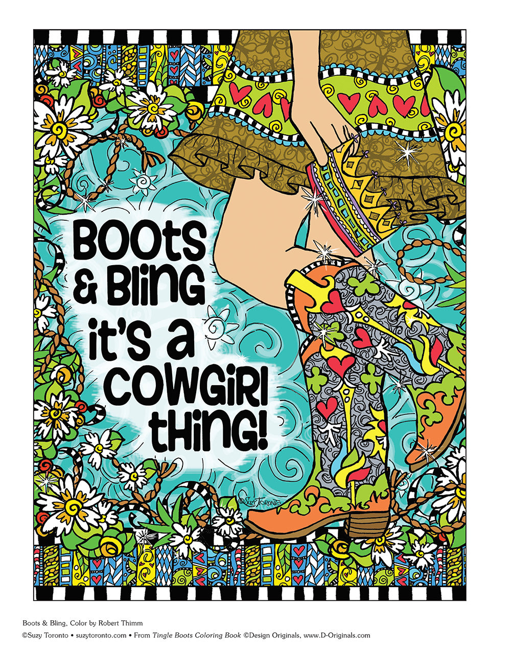 Tingle Boots Coloring Book