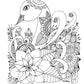 KC Doodle Art Whimsical Animals Coloring Book