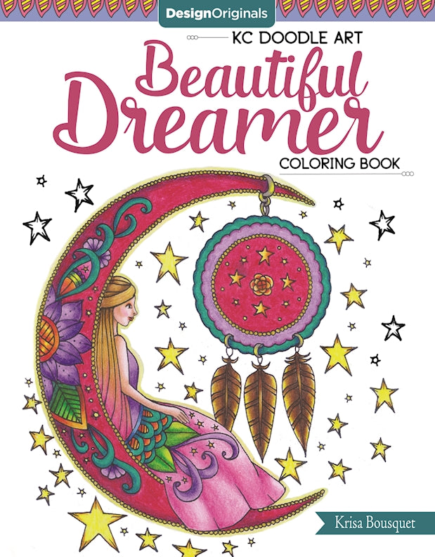 KC Doodle Art Beautiful Dreamer Coloring Book