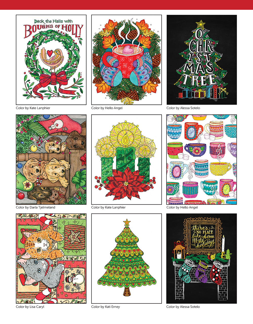 Deck the Halls Holiday Coloring Book