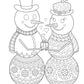 Merry & Bright Holiday Coloring Book