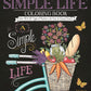 Chalk-Style Simple Life Coloring Book