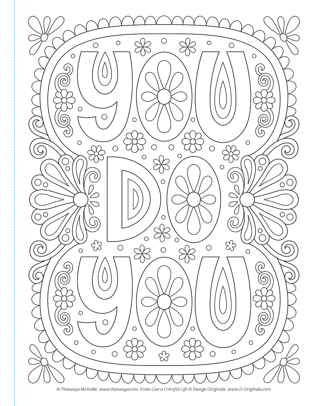 Live a Colorful Life Coloring Book