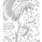 Hello Angel Fun & Fantastic Animals Adult Coloring Collection