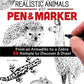 Learn to Draw Realistic Animals with Pen & Marker