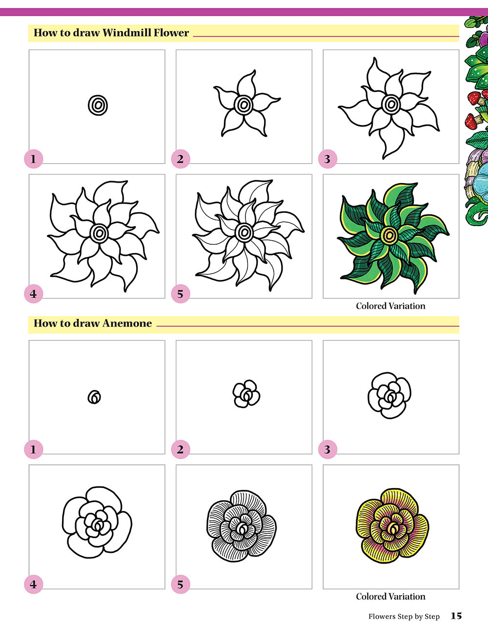 Drawing Florals in 5 Easy Steps