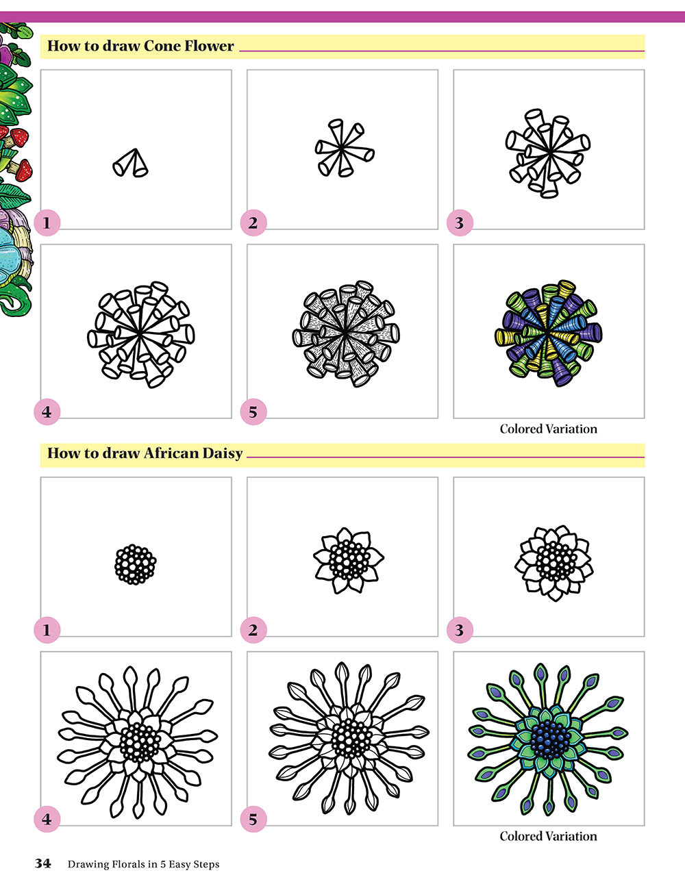 Drawing Florals in 5 Easy Steps