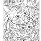 Cats & Kittens Coloring Book