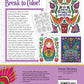 Happy Blossoms Coloring Book