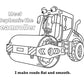 Super Cool Trucks, Tractors, and Cars Coloring Book