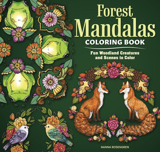 Forest Mandalas Coloring Book