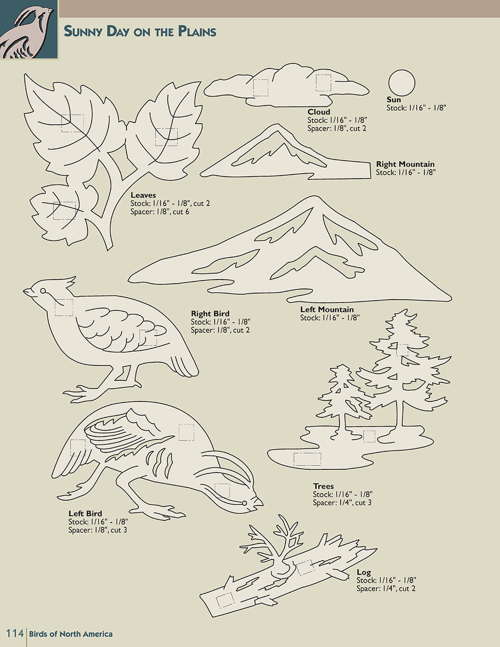 Birds of North America for the Scroll Saw