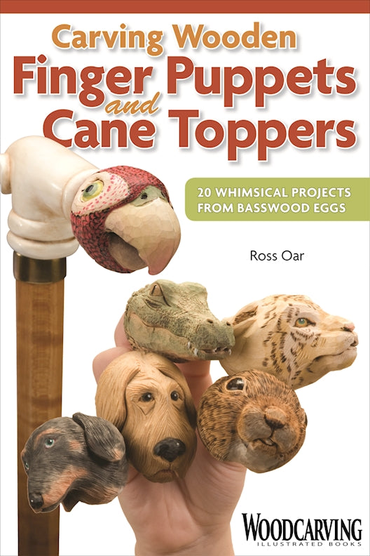 Carving Wooden Finger Puppets and Cane Toppers