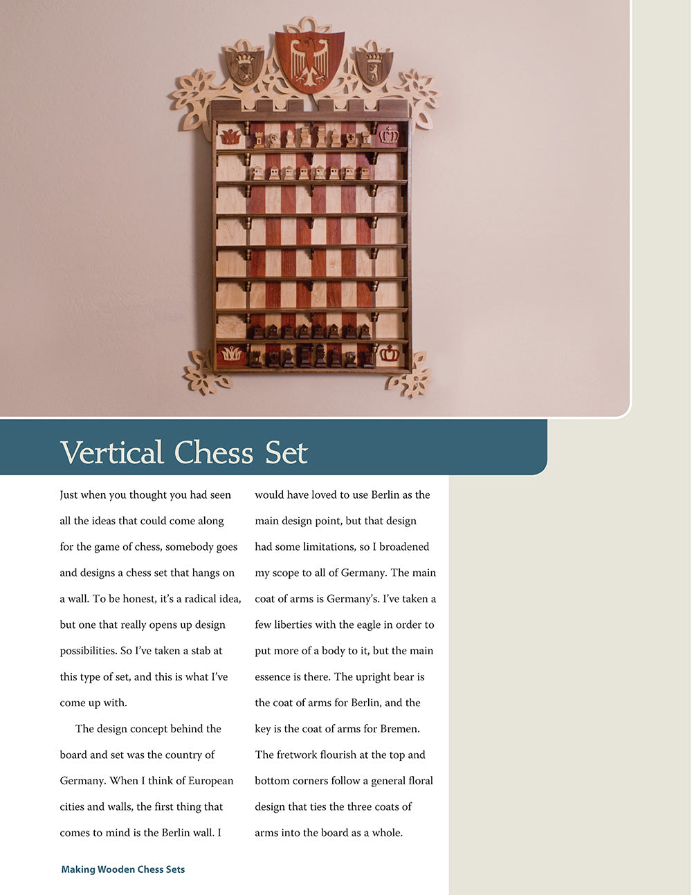 Making Wooden Chess Sets