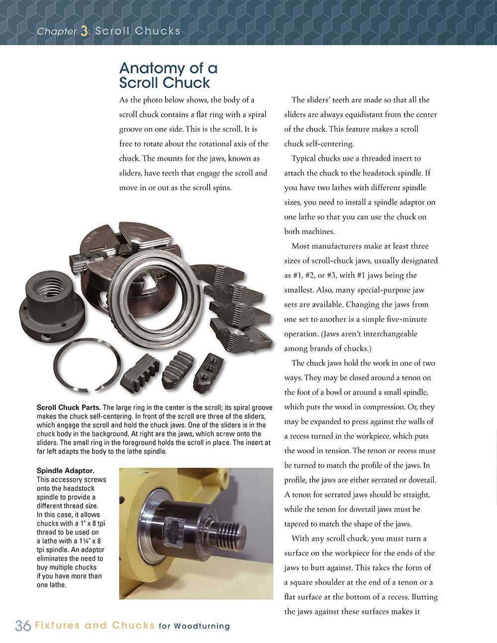 Fixtures and Chucks for Woodturning