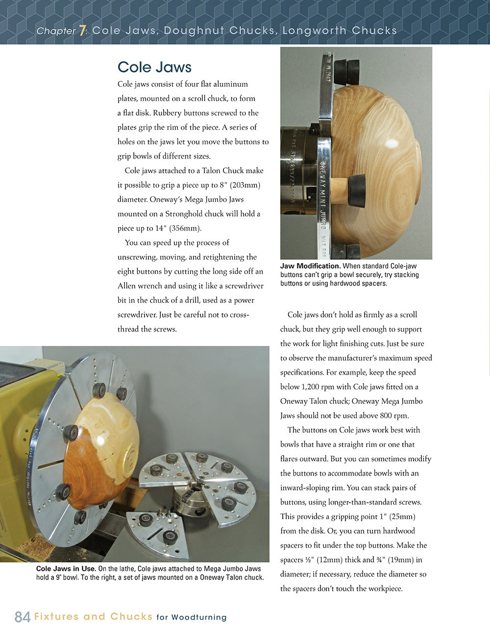 Fixtures and Chucks for Woodturning