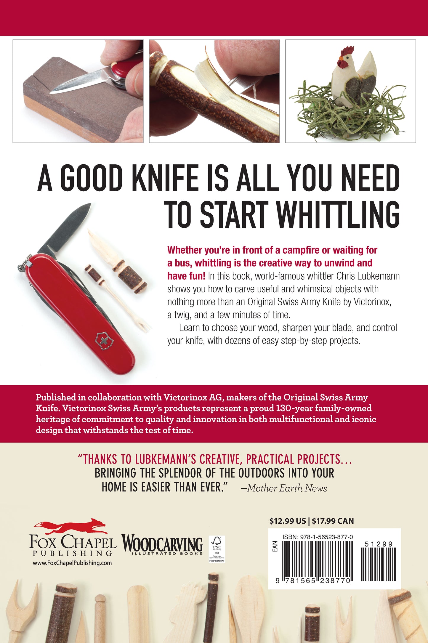 Victorinox Swiss Army Knife Book of Whittling