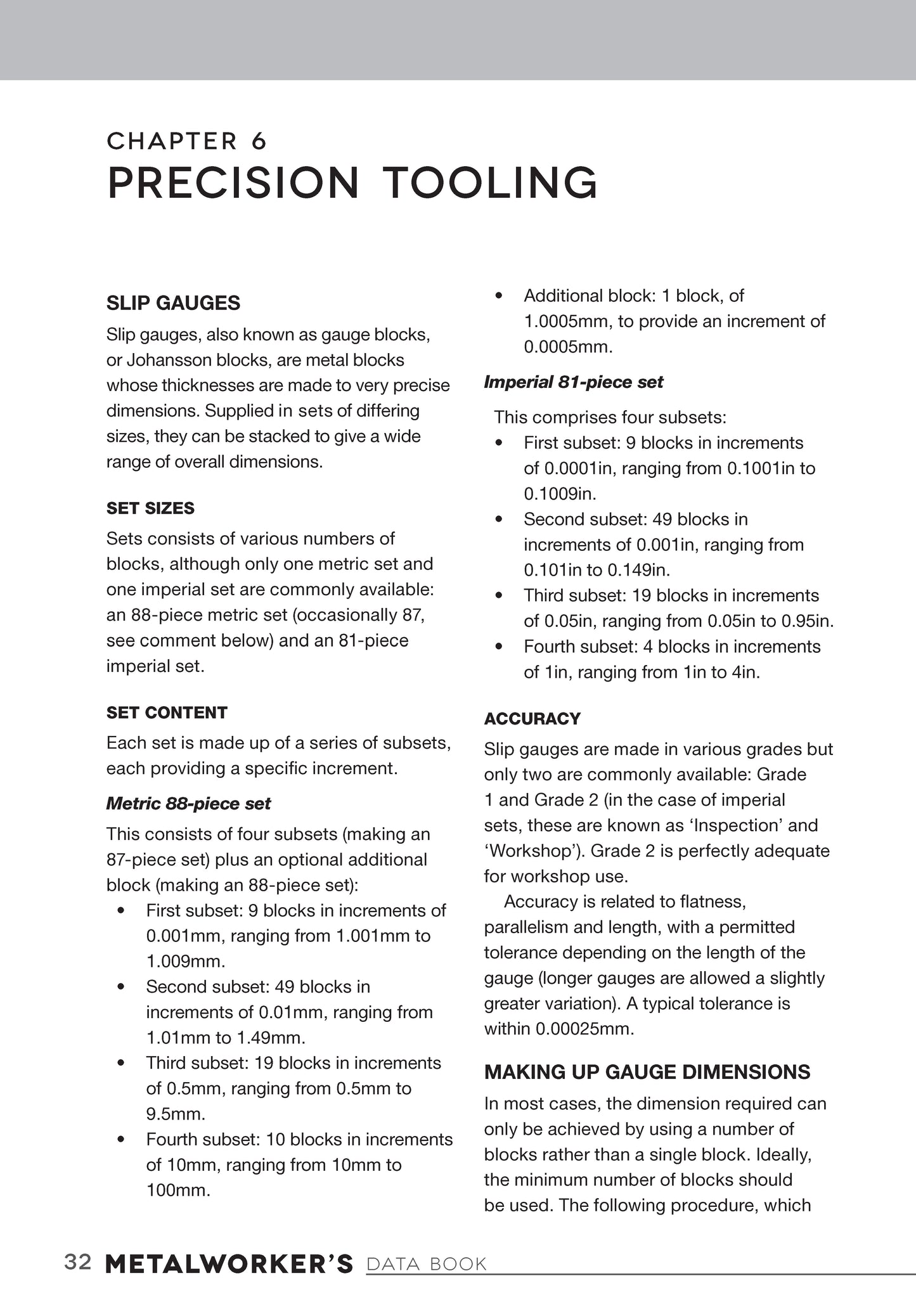 Metalworker's Data Book for Home Machinists