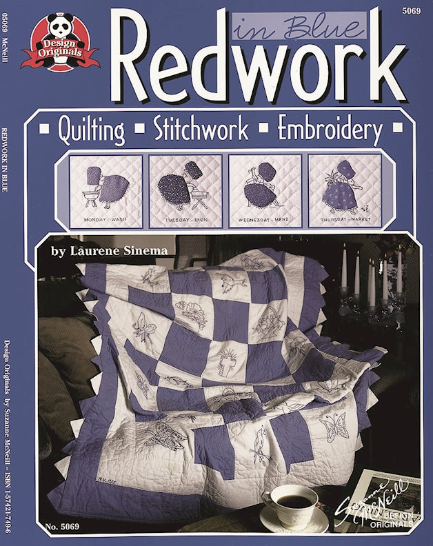 Redwork In Blue