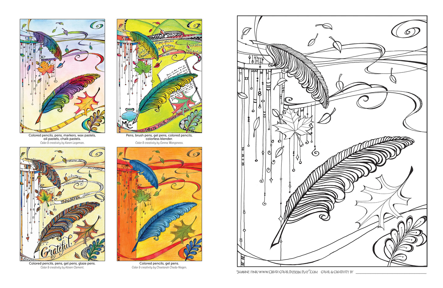 Expressions of Nature Coloring Book