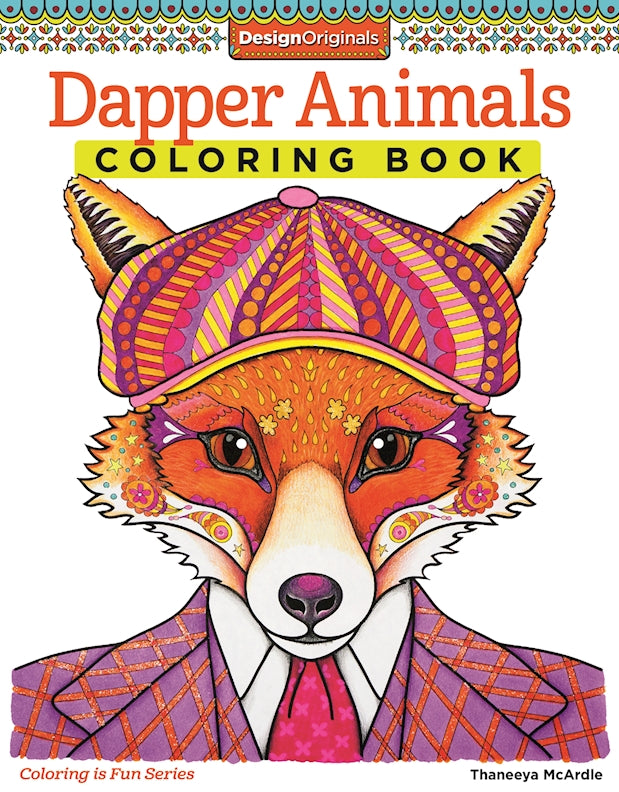 Dapper Animals Coloring Book